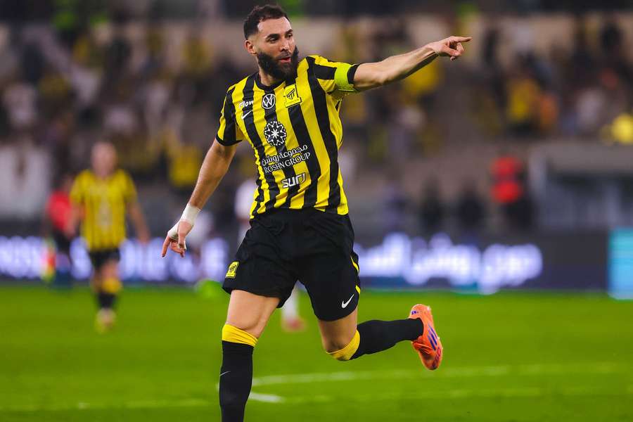Benzema marcou pelo Al-Ittihad Benzema marcou pelo Al-Ittihad