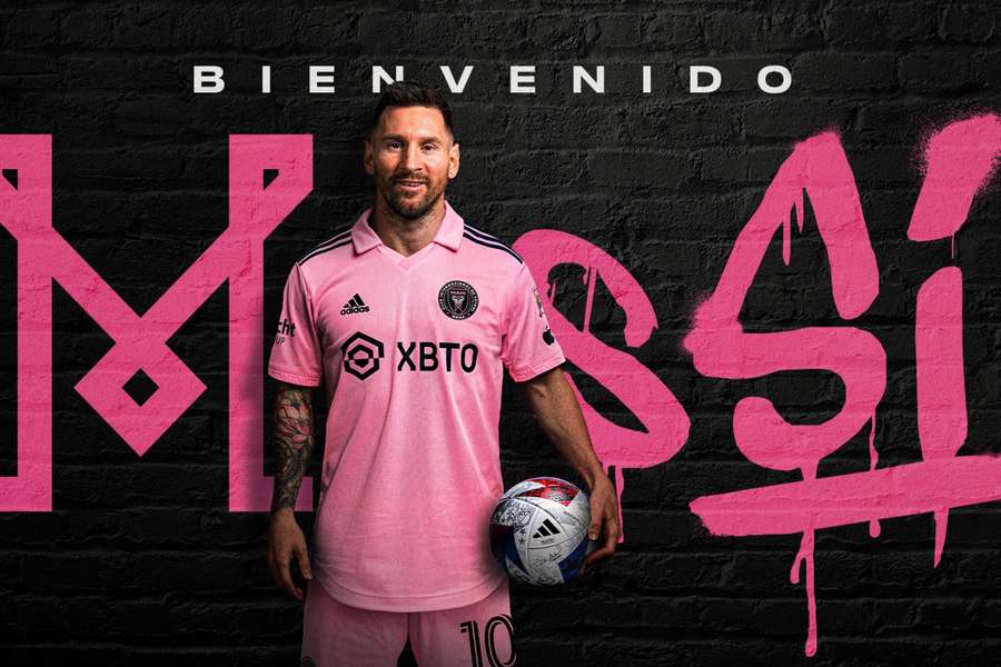 De promo-afbeelding waarmee Messi werd gepresenteerd