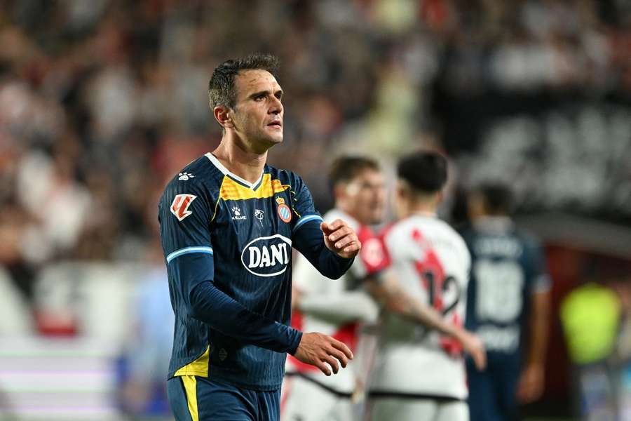Kike García, tras la derrota del Espanyol ante el Rayo
