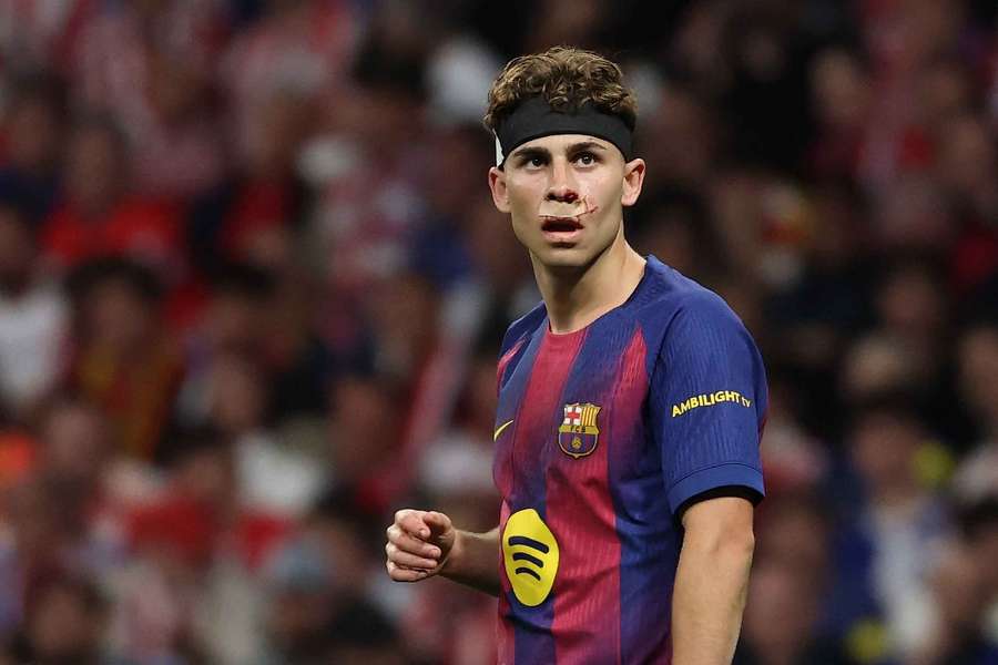 Fermín, en el partido ante el Atleti