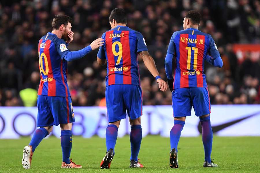 Messi, Suarez and Neymar became the greatest front line of all time