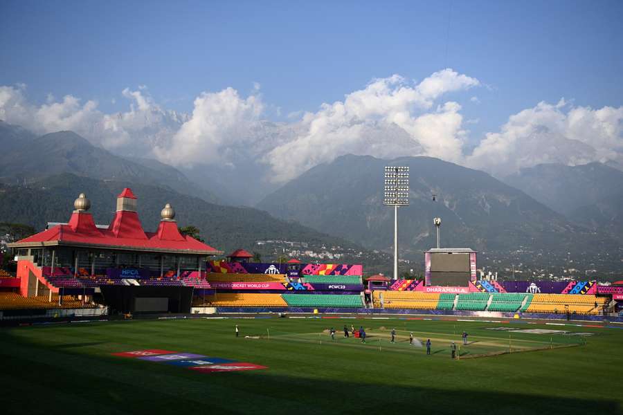 The Himachal Pradesh Cricket Association Stadium in Dharamsala
