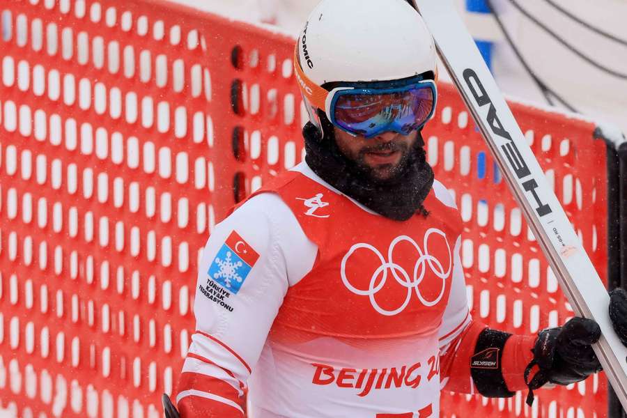 Berkin Usta after run at Beijing Olympics