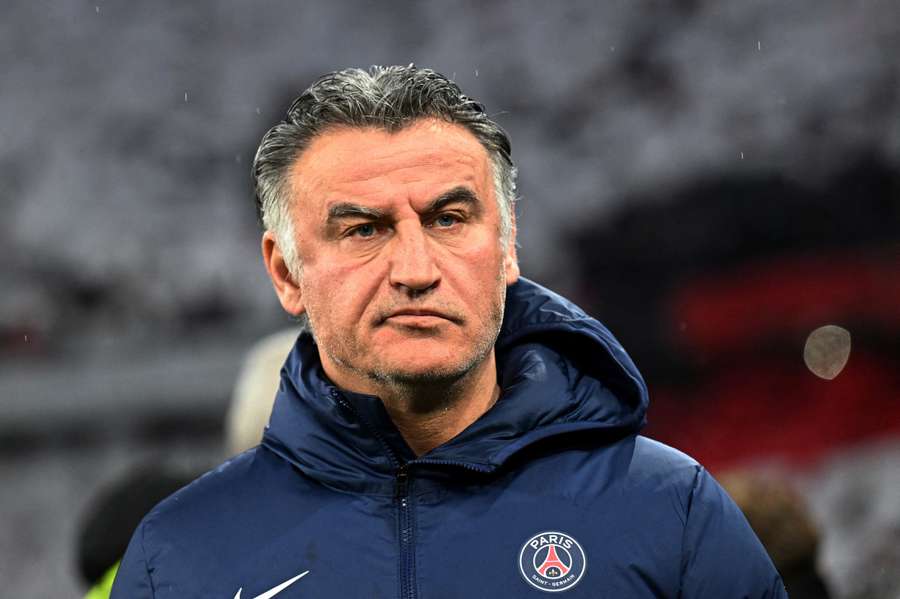 Menedżer PSG Christophe Galtier