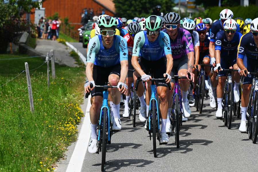 Felix Gall, à droite, lors du Tour de Suisse le mois dernier.