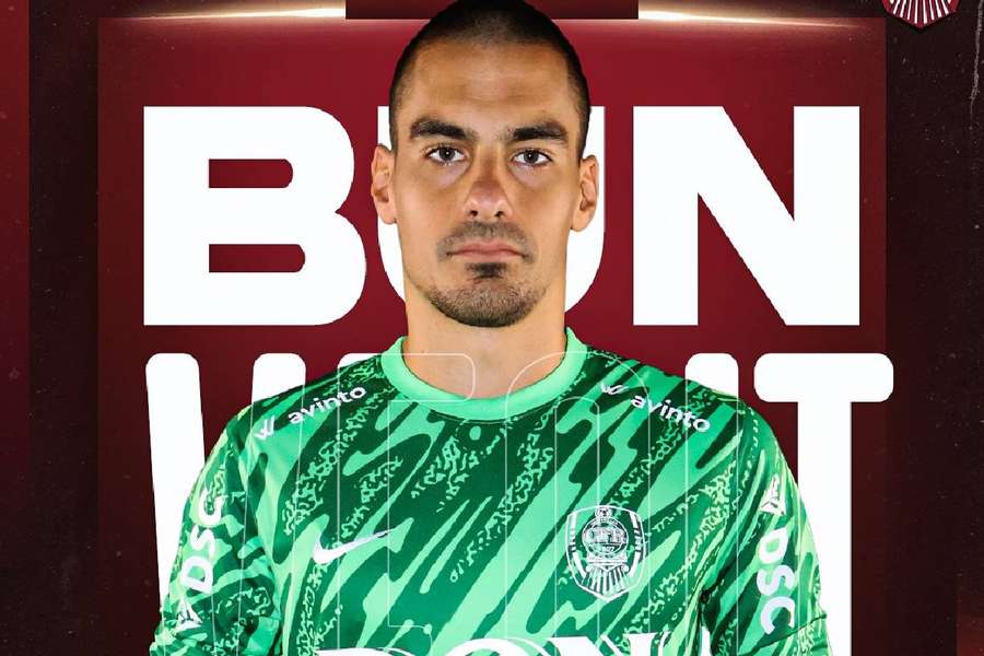 Nou transfer la CFR Cluj! Ardelenii și-au luat portar din Liga a 2-a