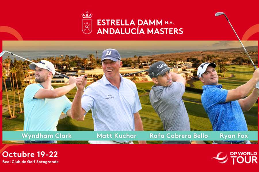 Clark, Kuchar, Fox y Cabrera Bello, estrellas en el Andalucía Masters de golf