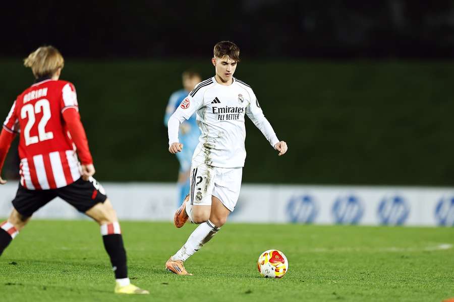 David Aguado, defesa de 19 anos do Real Madrid