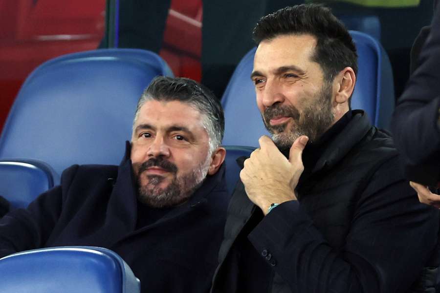 Buffon con Gattuso