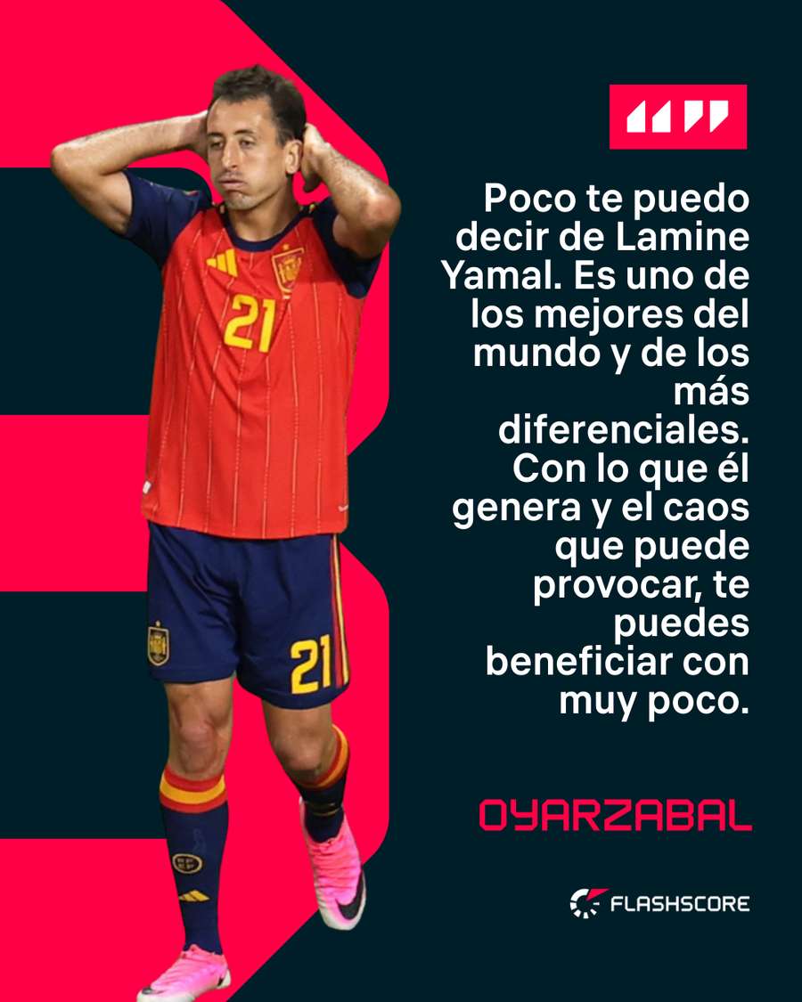 Las palabras de Oyarzabal Las palabras de Oyarzabal