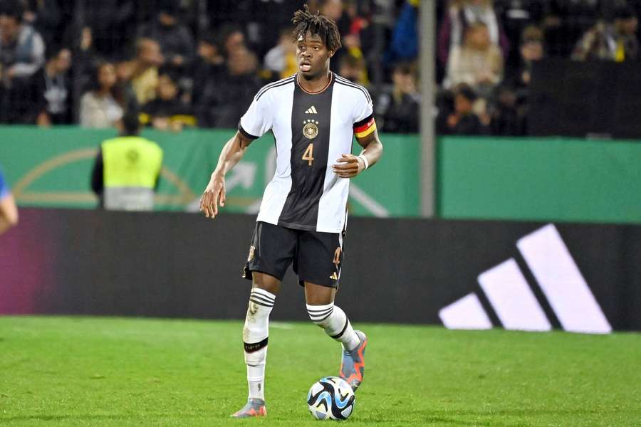 Bisseck em ação com a equipa de Sub-21