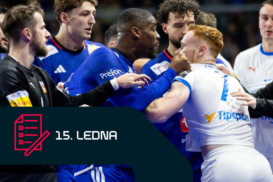 Poslední vzájemné utkání házenkářů s Francií z loňského ledna bylo místy dost vyhrocené.