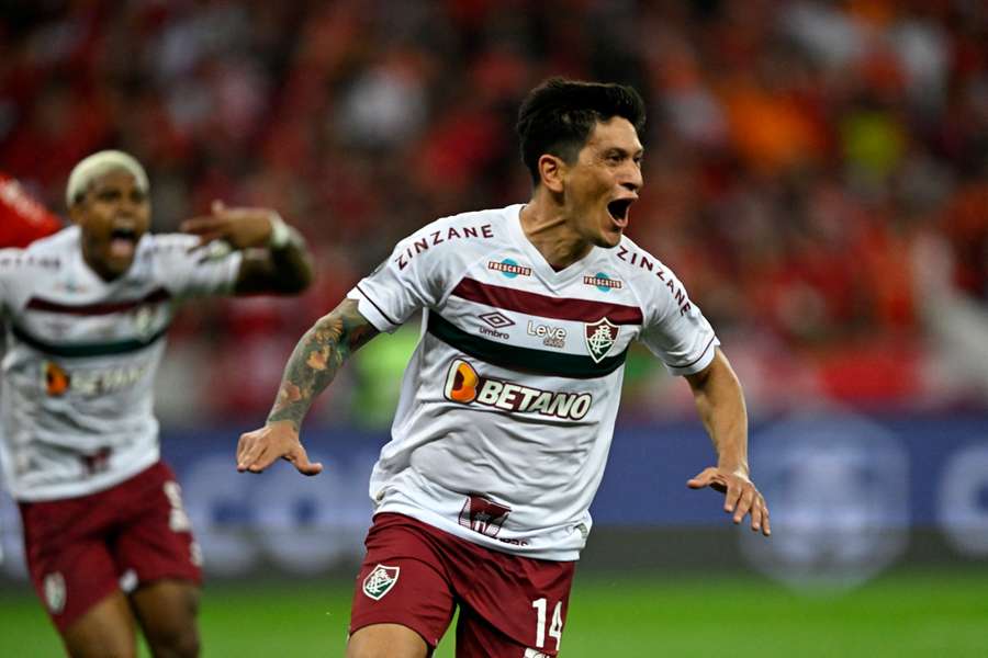 Germán Cano fez o golo que colocou o Fluminense na final da Libertadores