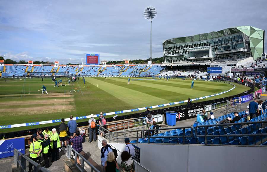 Pre-match view at Headingley