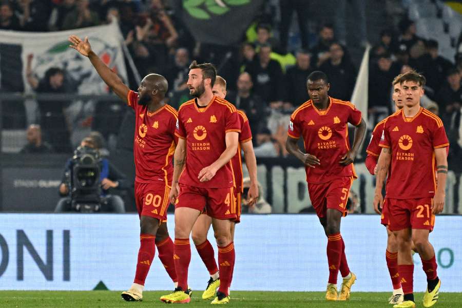 Lukaku åbnede scoringen for Roma