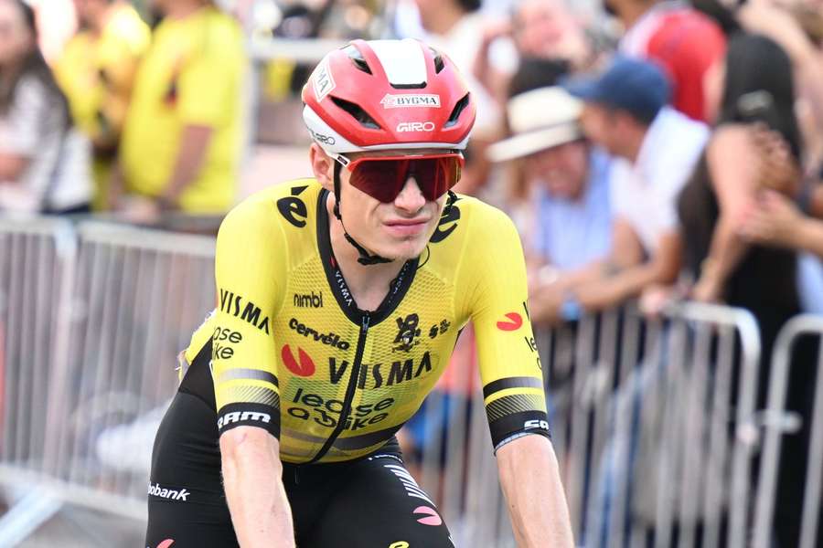 Jonas Vingegaard was in sensational form on Stage nine