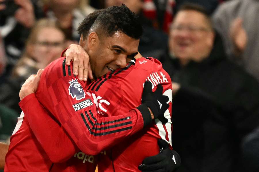 Manchester United's Brazilian duo Casemiro and Cunha Manchester United's Brazilian duo Casemiro and Cunha