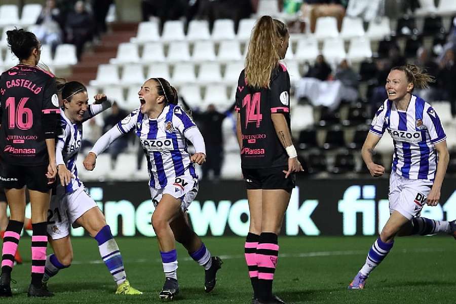 Bernabé lleva con su gol a la Real Sociedad a la final de la Supercopa femenina (1-0)