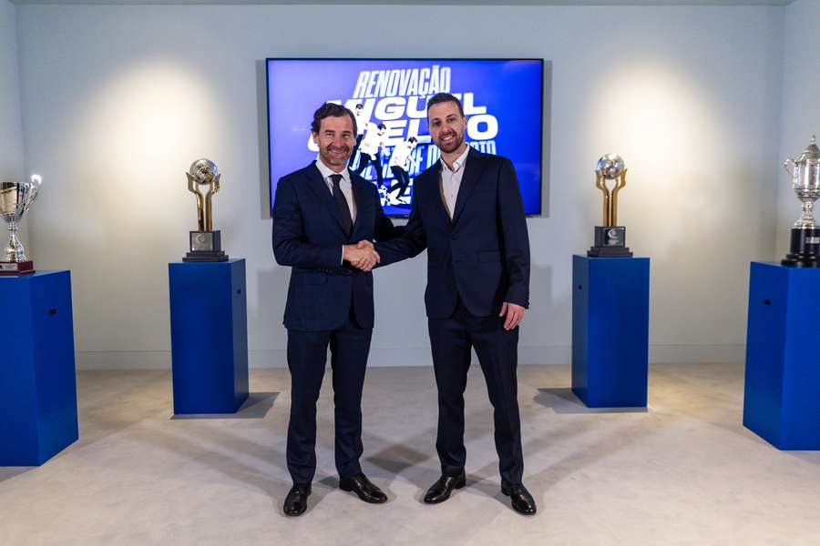 André Villas-Boas com Miguel Coelho