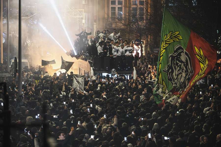 A celebração da Taça da Liga em Guimarães