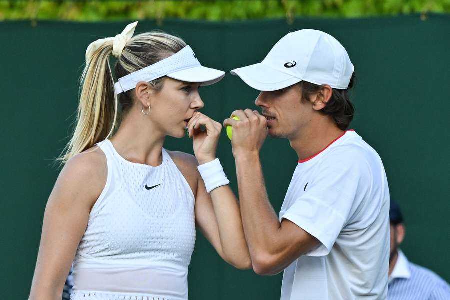 Los tenistas Alex de Miñaur y Katie Boulter anuncian su compromiso
