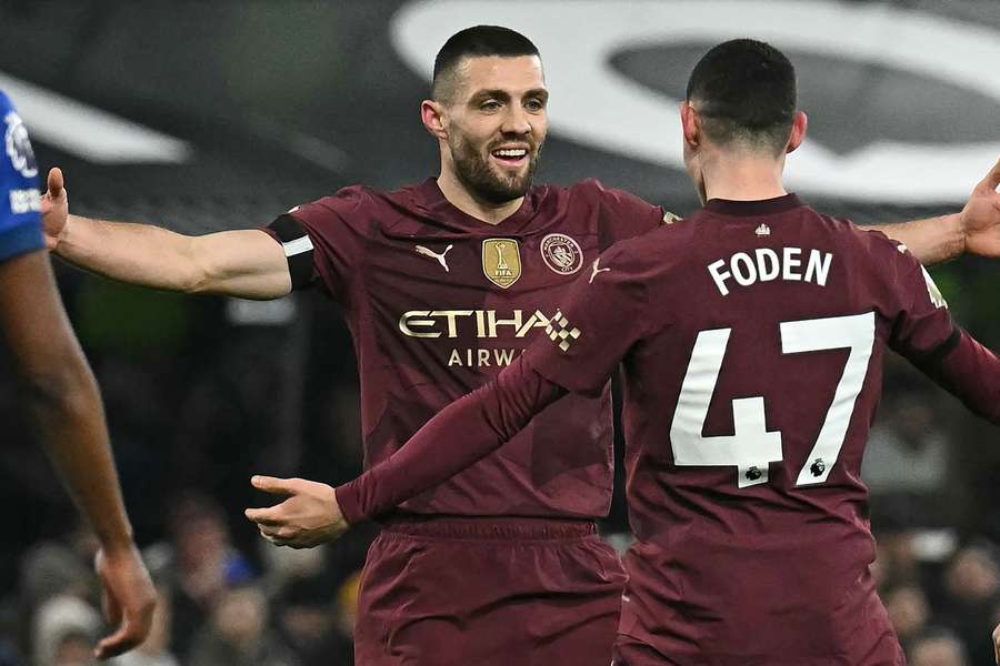 O City fez uma partida totalmente dominante contra o Ipswich