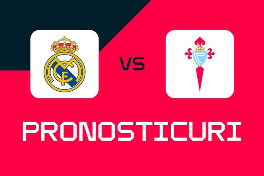 Real Madrid - Celta de Vigo: Pronosticuri, pariuri și cote (LaLiga) Real Madrid - Celta de Vigo: Pronosticuri, pariuri și cote (LaLiga)