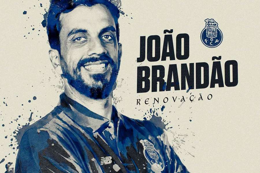 João Brandão renovou por duas épocas com o FC Porto João Brandão renovou por duas épocas com o FC Porto