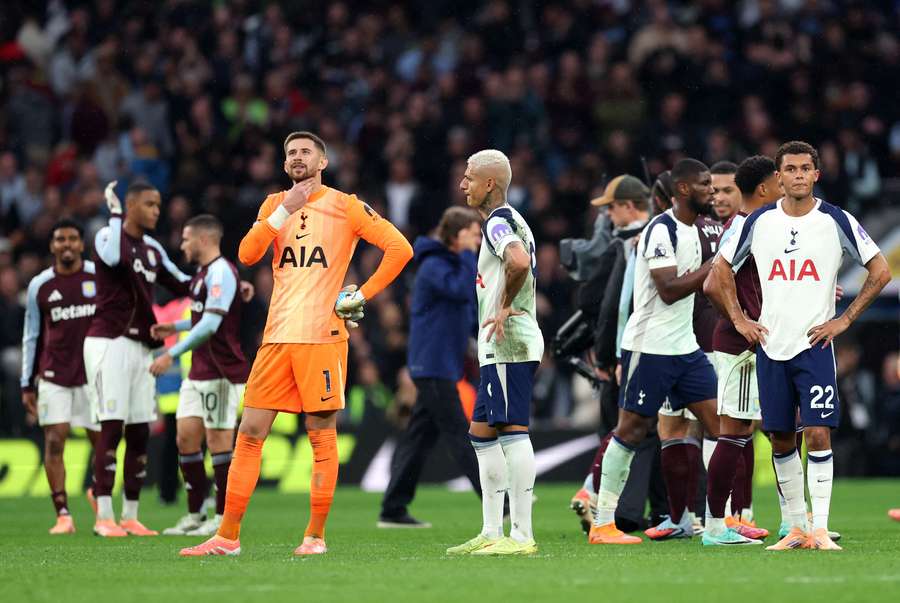 Tottenham battu par Aston Villa avant d'aller à Monaco