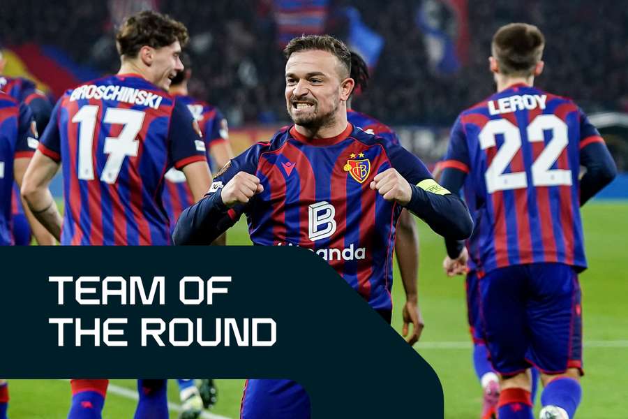 Xherdan Shaqiri was directly involved in all three Basel goals Xherdan Shaqiri was directly involved in all three Basel goals