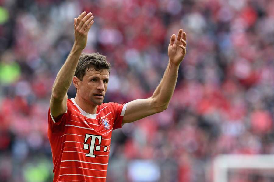 Thomas Müller kam am Sonntag gegen die Hertha nur von der Bank, trug aber seinen Teil zum 2:0-Sieg der Bayern bei.