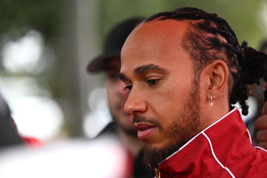 Lewis Hamilton, piloto da Ferrari