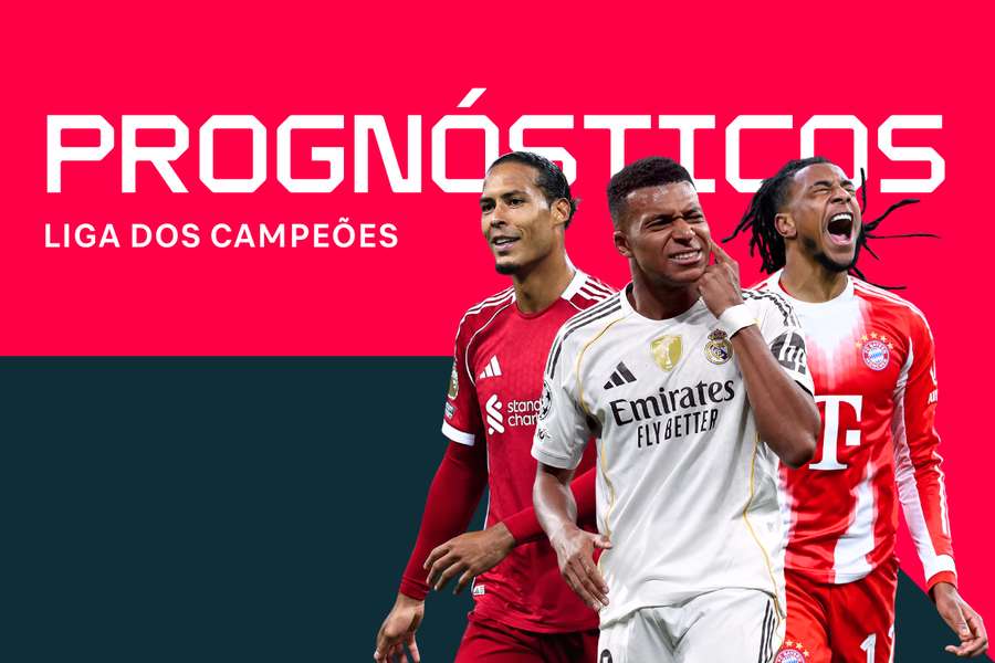 Liga dos Campeões: Prognósticos, melhores apostas e odds (6.ª jornada) Liga dos Campeões: Prognósticos, melhores apostas e odds (6.ª jornada)