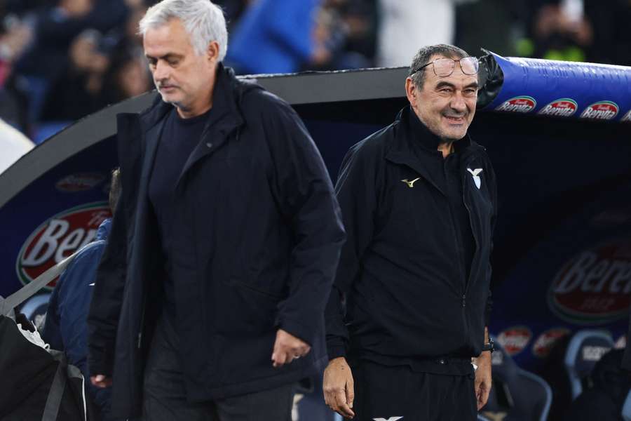 Mourinho dopo il derby: "Un pareggino contro una concorrente, voglio bene a Sarri"