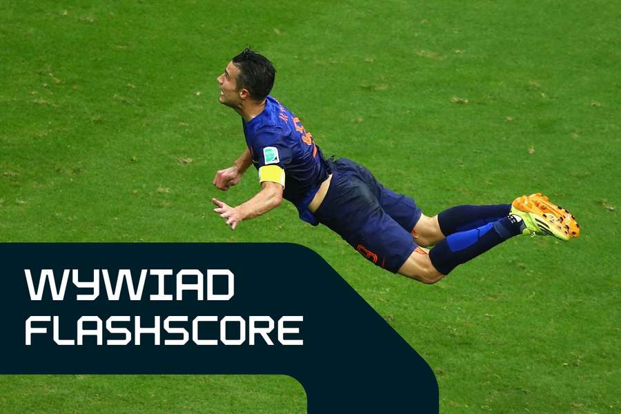 Słynny gol Robina van Persiego na mistrzostwach świata. Słynny gol Robina van Persiego na mistrzostwach świata.