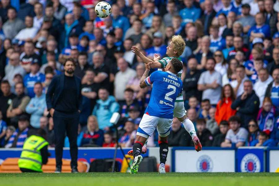 Russell Martin watches on as an Old Firm battle rages Russell Martin watches on as an Old Firm battle rages