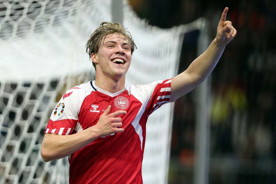 Rasmus Hojlund scored 10 Premier League goals for Manchester United this season