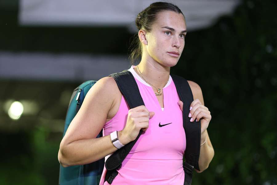 Miami Open organisers said Sabalenka had not asked to withdraw and is "intending to play"