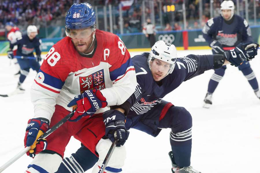 Pastrňák přispěl k obratu proti Francii gólem a asistencí.