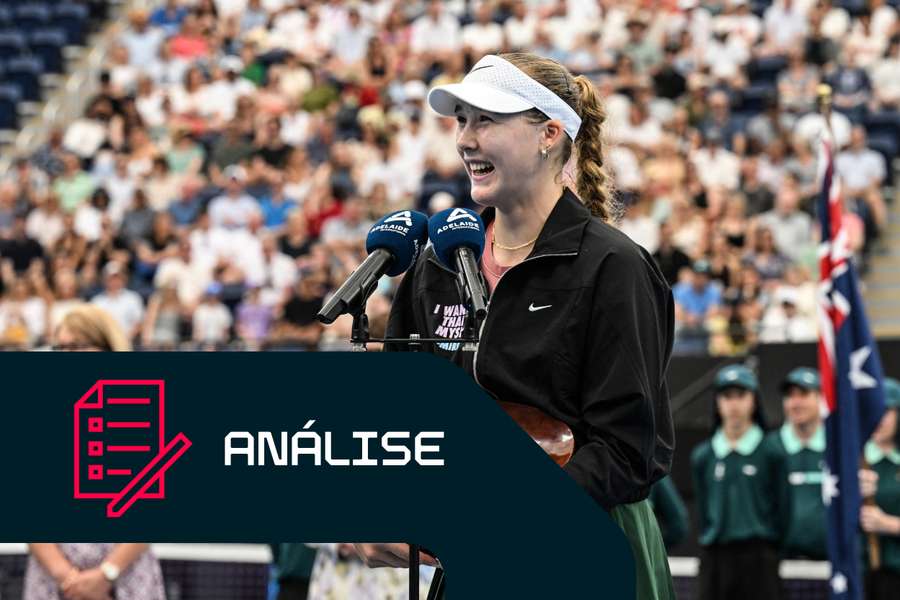 Andreeva fala após a vitória na final de Adelaide
