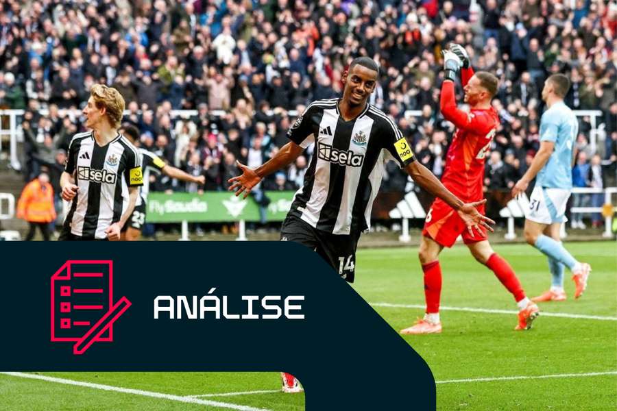 Alexander Isak em destaque no Newcastle
