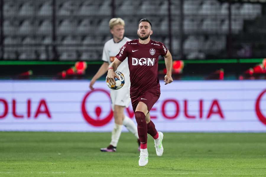 Păun a deschis scorul pentru CFR Cluj