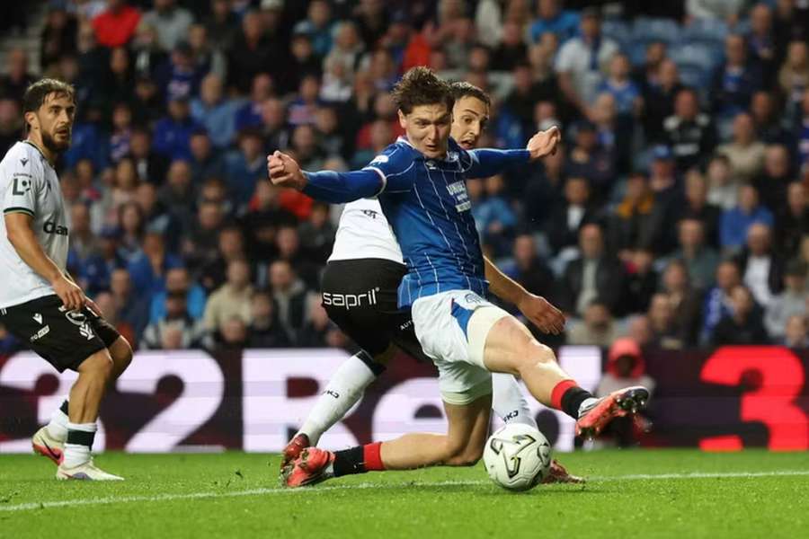 Jablonec na půdě Rangers těsně prohrál. Jablonec na půdě Rangers těsně prohrál.