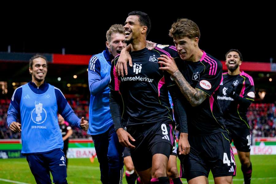 Robert Glatzel war der Matchwinner für den HSV beim Pokalerfolg in Heidenheim. Robert Glatzel war der Matchwinner für den HSV beim Pokalerfolg in Heidenheim.