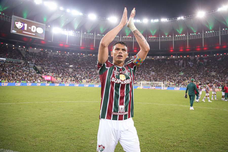 Fluminense ganhou os dois jogos com Thiago Silva e não sofreu golos