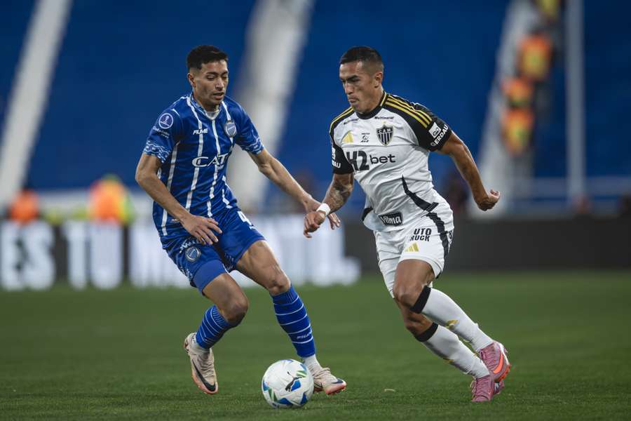 O primeiro tempo foi duro para o Atlético-MG