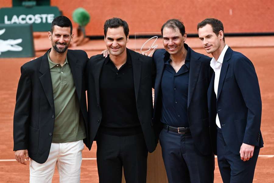 Novak Djokovic, Roger Federer, Rafael Nadal și Andy Murray