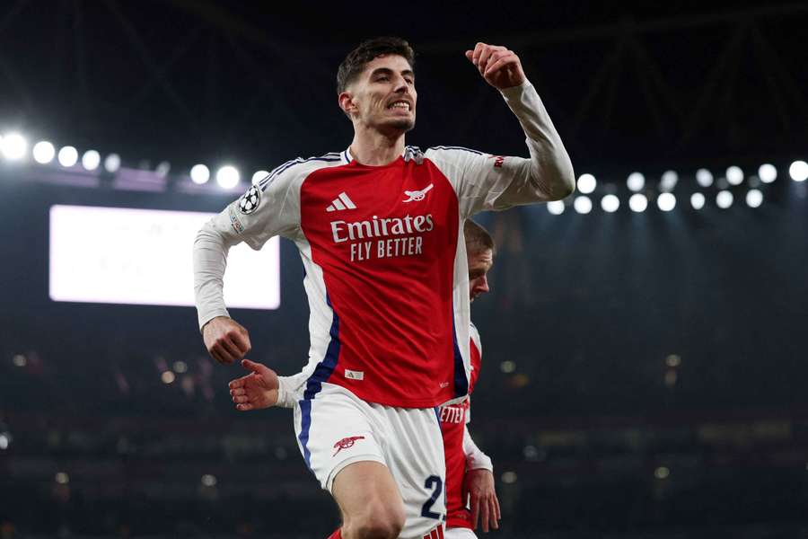 Kai Havertz last featured for Arsenal in February