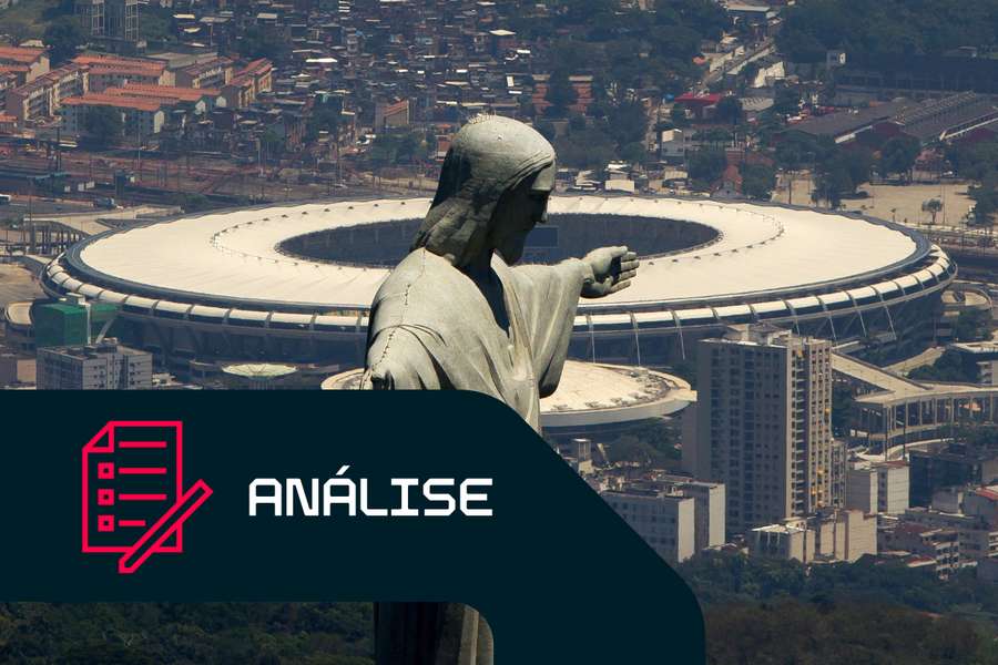 Maracanã sob as bençãos de um dos maiores cartões postais do Rio de Janeiro, o Cristo Redentor