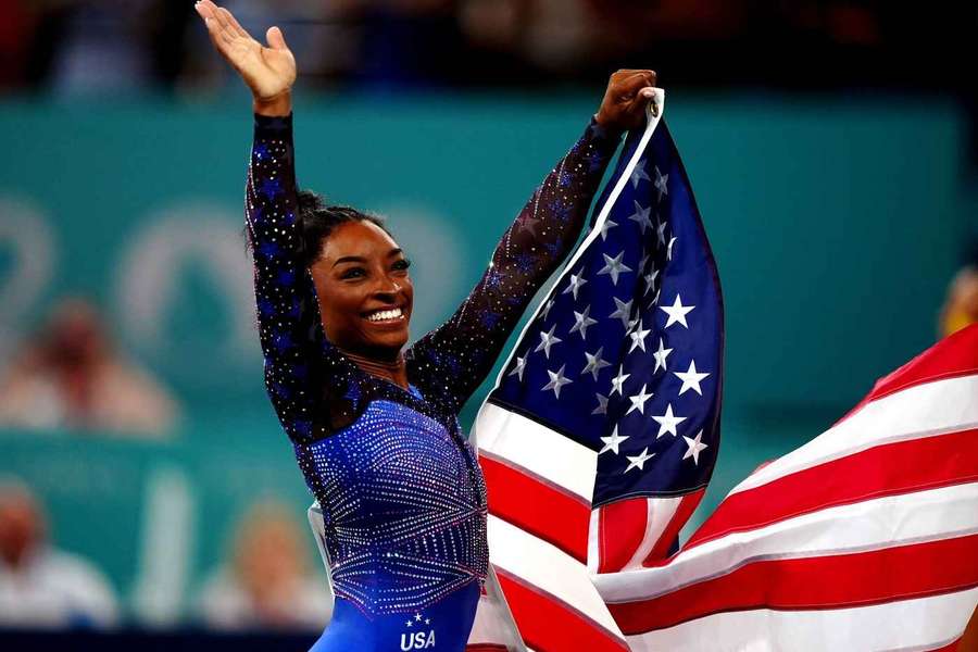 Simone Biles la Paris